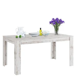 Wohnen Küchentisch in Holzoptik White Wash Shabby - Remania
