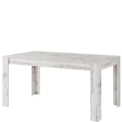 Wohnen Küchentisch in Holzoptik White Wash Shabby - Remania