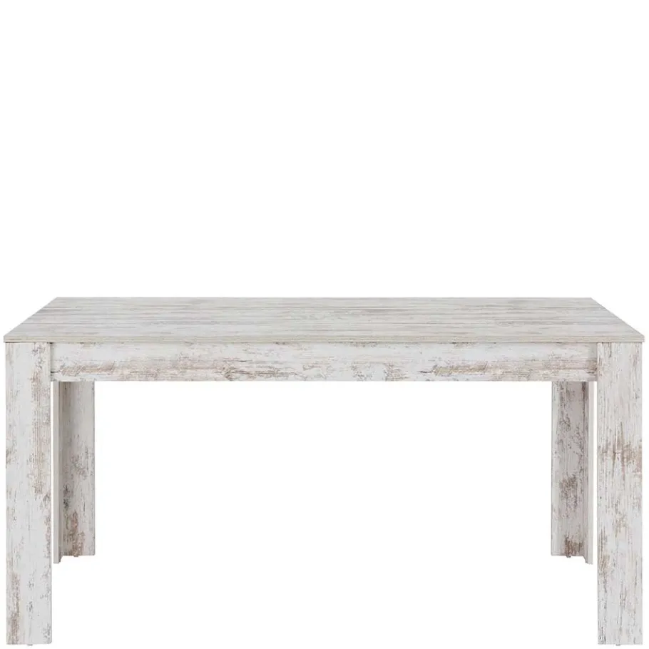 Wohnen Küchentisch in Holzoptik White Wash Shabby - Remania