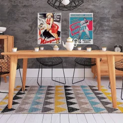 Clearance Wohnen Kernbuche Holztisch mit 90 cm Breite - Junola