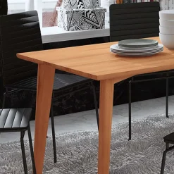Clearance Wohnen Kernbuche Holztisch mit 90 cm Breite - Junola