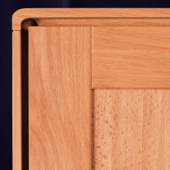 Outlet Wohnen Kernbuche Kleiderschrank mit 2 Türen - Junola
