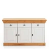 Outlet Wohnen Kiefer Esszimmer Sideboard Sibiuta in Weiß