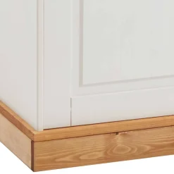 Outlet Wohnen Kiefer Esszimmer Sideboard Sibiuta in Weiß
