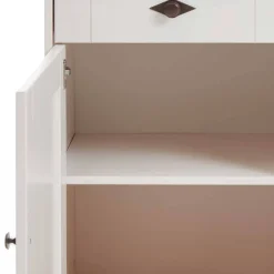 Outlet Wohnen Kiefer Esszimmer Sideboard Sibiuta in Weiß