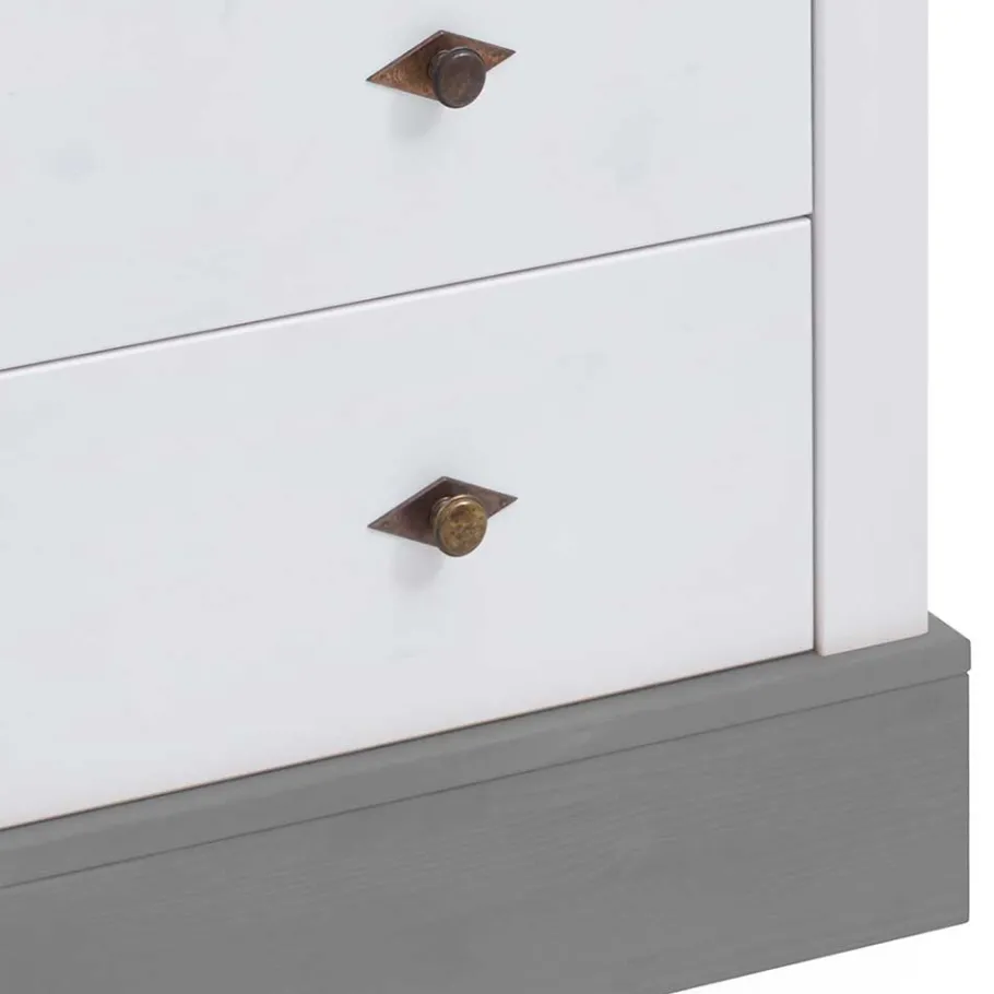 Discount Wohnen Kiefer Kinder Kommode auch mit Wickelaufsatz - Mirandesca
