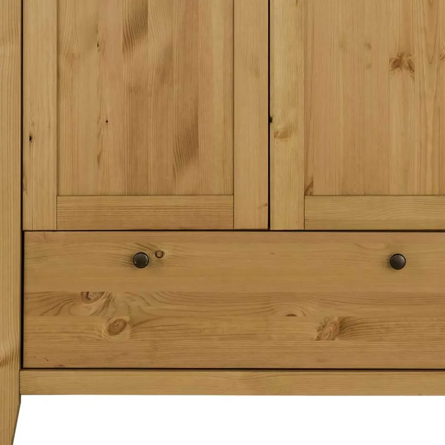 Discount Wohnen Kiefer Kleiderschrank geölt & gebeizt - Zatira