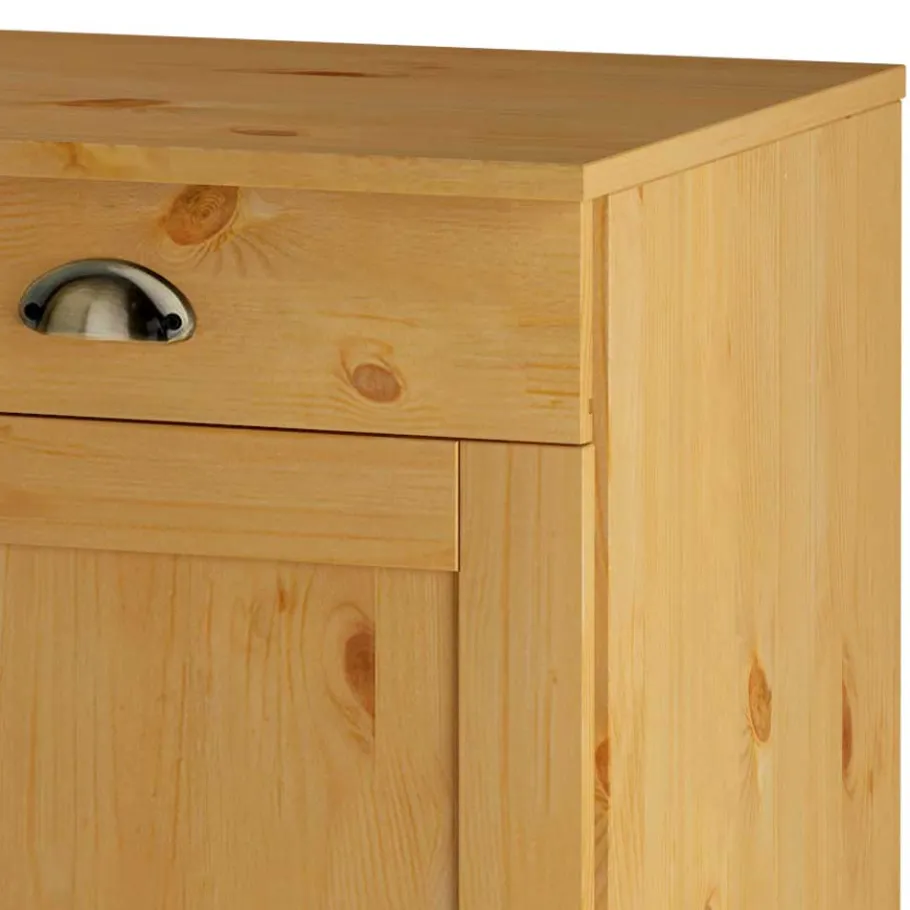 New Wohnen Kiefer Massivholz Sideboard im Landhausstil - Marlisa