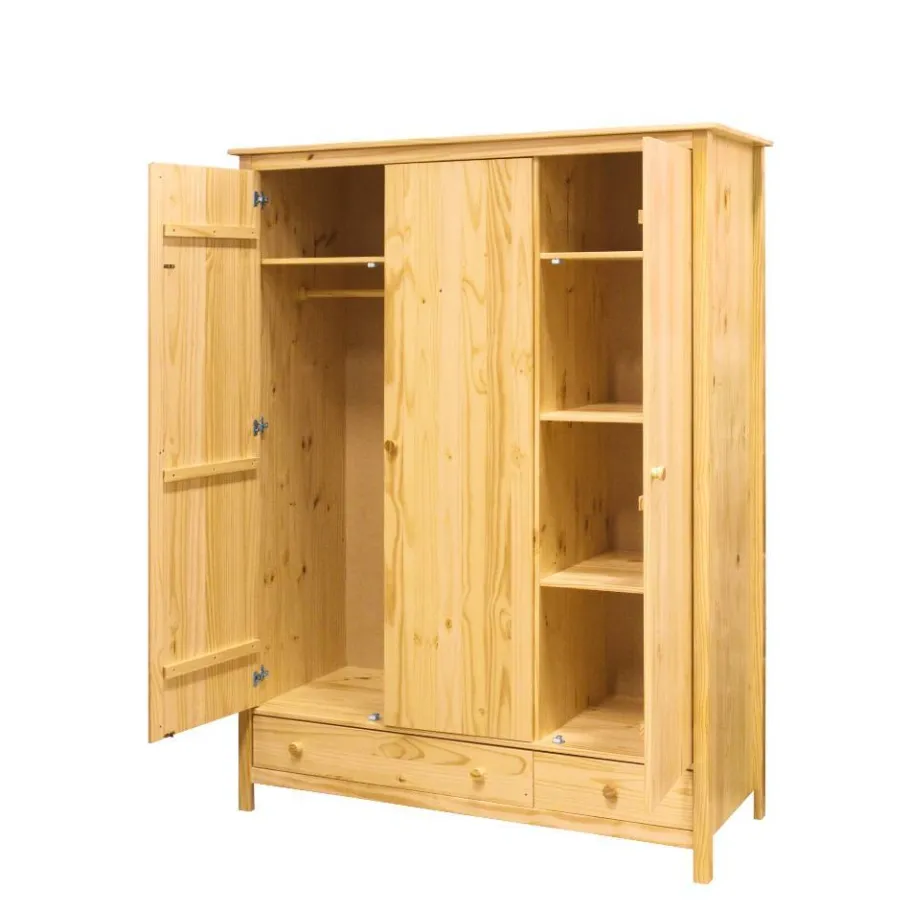 Sale Wohnen Kiefernholz Kleiderschrank massiv - Nastonia