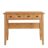 Outlet Wohnen Kiefernholz Schreibtisch kompakt 102x53 cm - Piatra