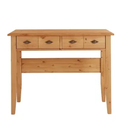 Outlet Wohnen Kiefernholz Schreibtisch kompakt 102x53 cm - Piatra