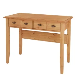 Outlet Wohnen Kiefernholz Schreibtisch kompakt 102x53 cm - Piatra