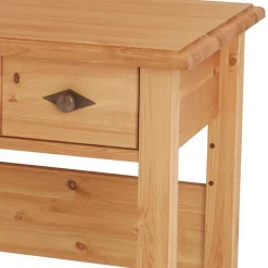 Outlet Wohnen Kiefernholz Schreibtisch kompakt 102x53 cm - Piatra