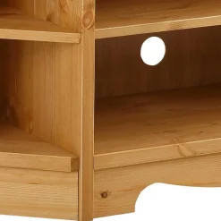 Best Wohnen Kiefernholz TV Board für Ecke - Vanpos