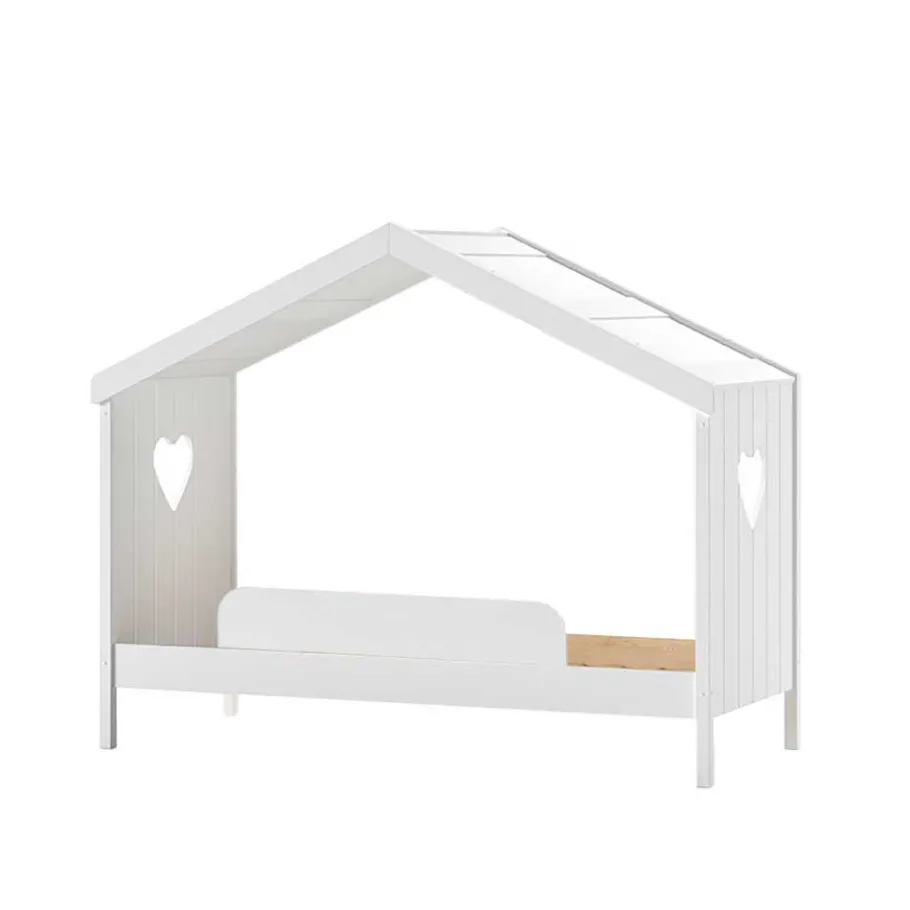 Best Wohnen Kinder Hausbett in Weiß - Grandory