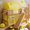 Best Wohnen Kinder Hochbett in Buche & Gelb - Trapani