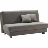 Discount Wohnen Klappsofa in Hellgrau Jerome mit 120x200 140x200