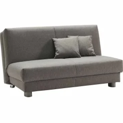Discount Wohnen Klappsofa in Hellgrau Jerome mit 120x200 140x200