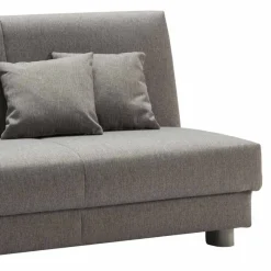 Discount Wohnen Klappsofa in Hellgrau Jerome mit 120x200 140x200