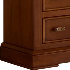 New Wohnen Klassische Kommode in Walnuss Braun - Istefanio