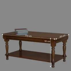 Sale Wohnen Klassischer Couchtisch mit zusätzlicher Ablage - Kimms