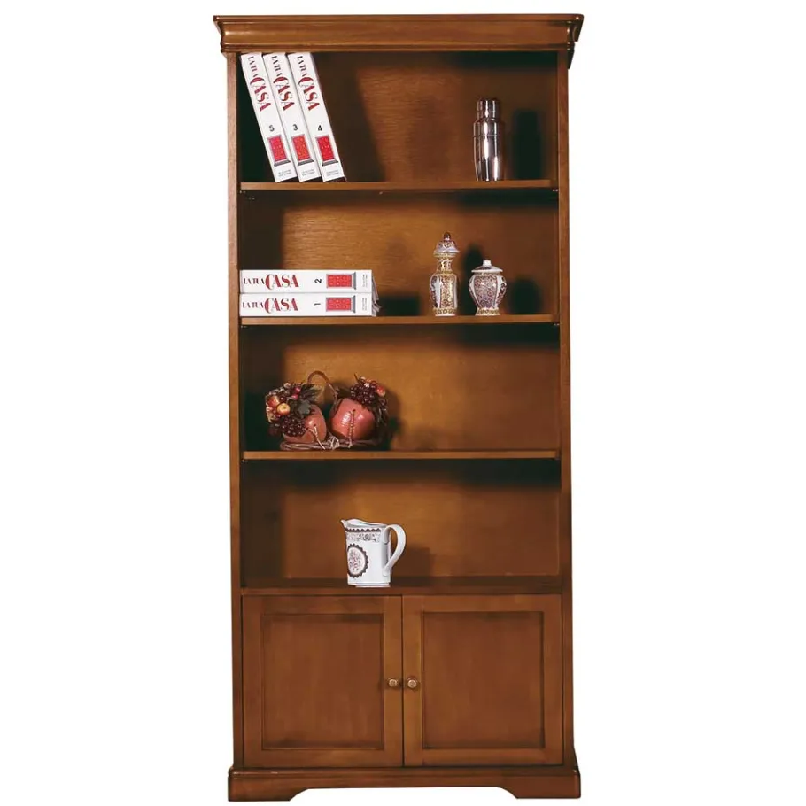 Clearance Wohnen Klassisches Bücherregal 85x179x32 cm - Lemerzi