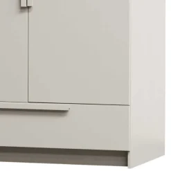 Sale Wohnen Kleiderschrank in Hellgrau - Anela