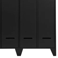 Hot Wohnen Kleiderschrank in Spind Optik aus Holz und Holzwerkstoff - Tivegos