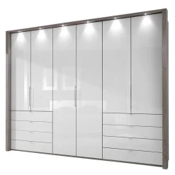Wohnen Kleiderschrank mit Passepartout & LED Licht - Empresian