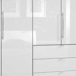 Wohnen Kleiderschrank mit Passepartout & LED Licht - Empresian