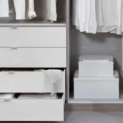 Wohnen Kleiderschrank mit Passepartout & LED Licht - Empresian