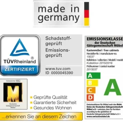 Best Wohnen Kleine Kommode Ceolata in Grau Braun