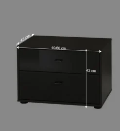 Best Wohnen Kleine Kommode Ceolata in Grau Braun