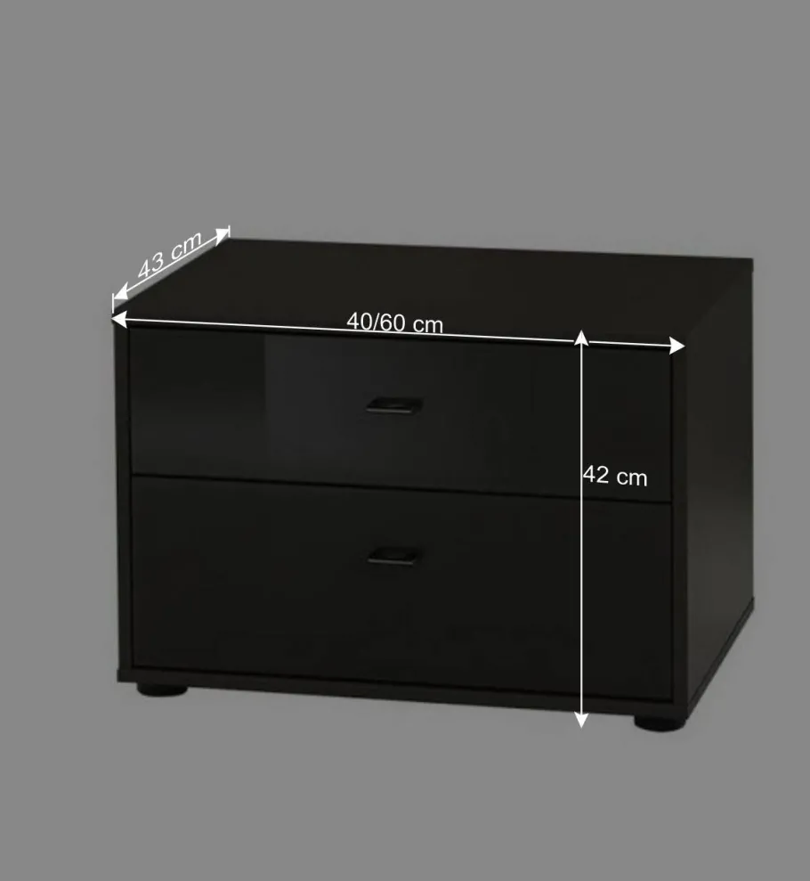Best Wohnen Kleine Kommode Ceolata in Grau Braun