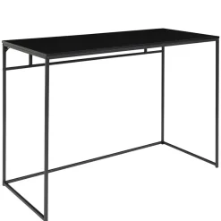 Outlet Wohnen Kleiner Schreibtisch in Schwarz 100x45 - Fiorda