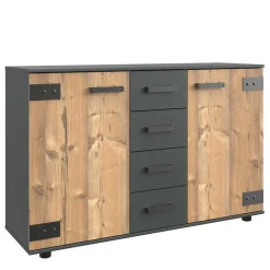 Clearance Wohnen Kleines Sideboard in Tannen Dekor - Ardila