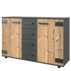 Clearance Wohnen Kleines Sideboard in Tannen Dekor - Ardila
