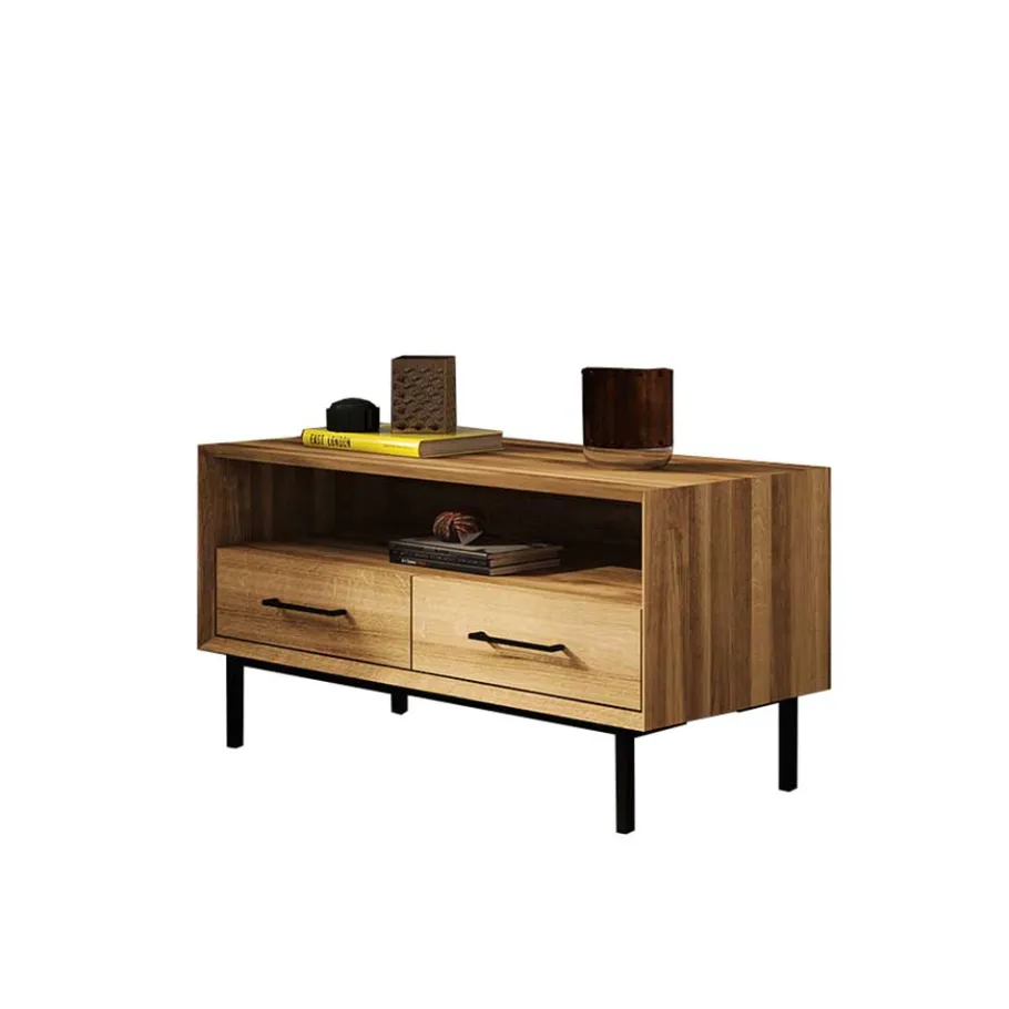 New Wohnen Kleines TV Board im Format 90x50x45 cm - Kerfa