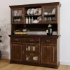 Outlet Wohnen Kolonialstil Buffet in Kiefer dunkel - Jurcavs