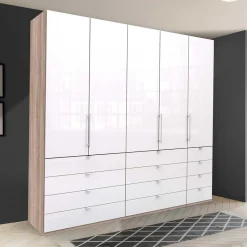 Clearance Wohnen Kombi Kleiderschrank mit 12 Schubkästen - Bosays