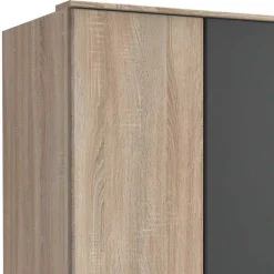 Discount Wohnen Kombi-Drehtürenschrank in Eiche Sägerau - Danah
