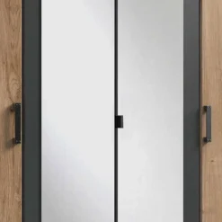 Clearance Wohnen Kombi-Kleiderschrank in Plankeneiche Dekor - Corpus