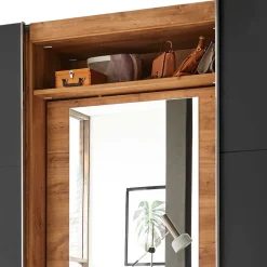 Hot Wohnen Kombi-Kleiderschrank mit offenen Fächern - Bafata