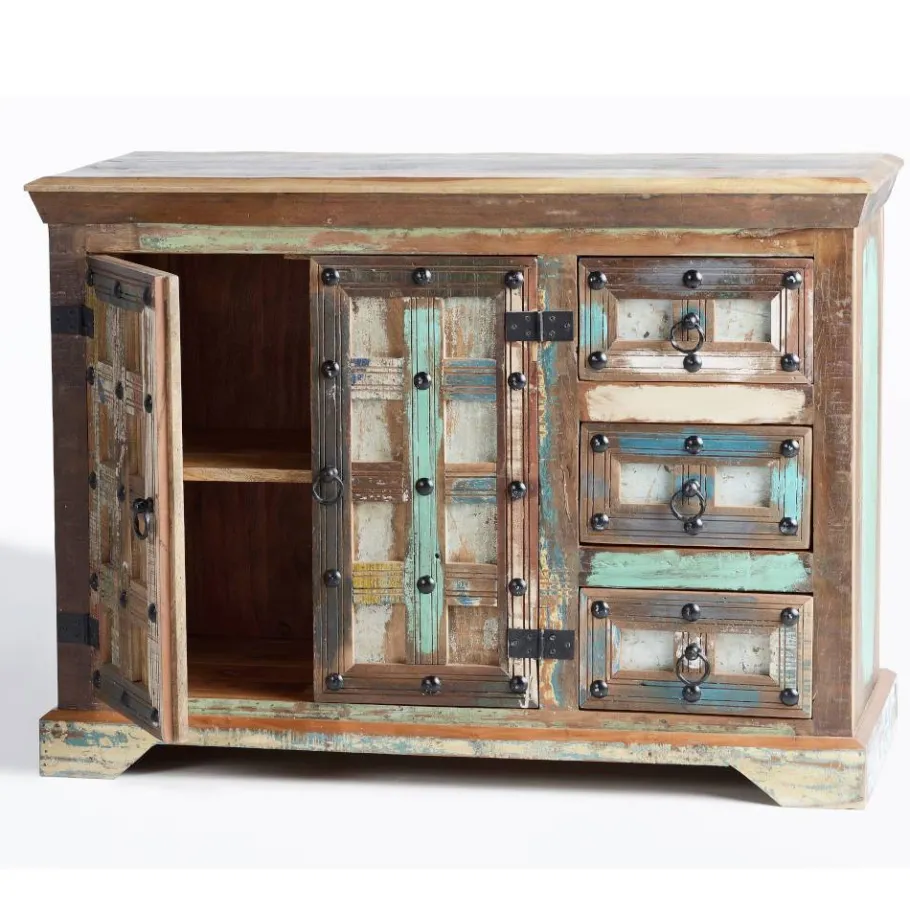 Sale Wohnen Kombi-Kommode in farbenfrohem Shabby Chic - Kriscov