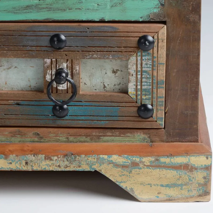 Sale Wohnen Kombi-Kommode in farbenfrohem Shabby Chic - Kriscov