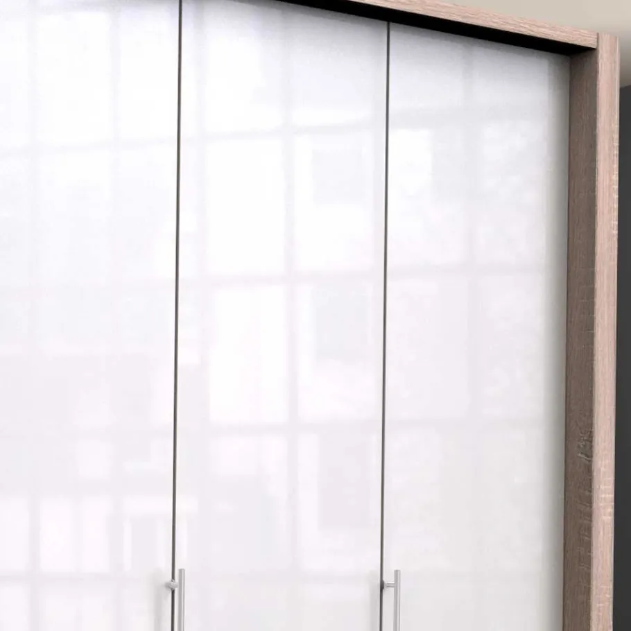Clearance Wohnen Kombi-Schlafzimmerschrank mit 2 Türen und 8 Schubkästen - Bosays
