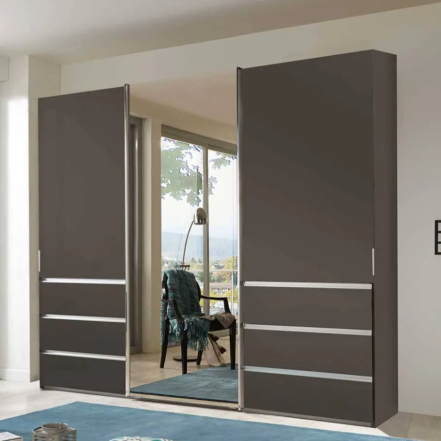 Sale Wohnen Kombi-Schlafzimmerschrank 300 cm breit - Ostranca