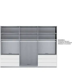 Sale Wohnen Kombi-Schlafzimmerschrank 300 cm breit - Ostranca