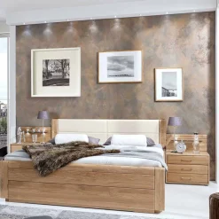 Best Wohnen Komfort Doppelbett Anglesia und Nachttisch Set (dreiteilig)