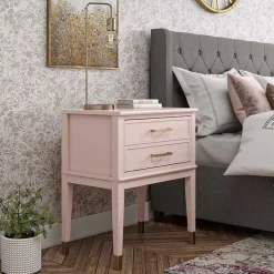 Clearance Wohnen Kommode in Rosa mit Gold - Bafata